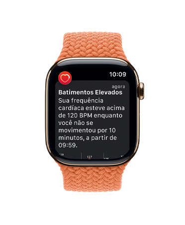 Notifica??o de frequência cardíaca alta