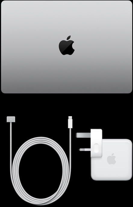 14 吋 MacBook Pro，USB-C 至 MagSafe 3 連接線和電源轉(zhuǎn)換器