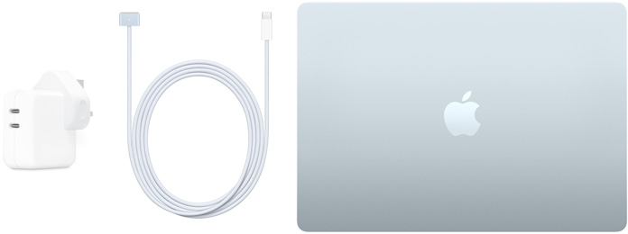 ???? ????? MacBook Air ???? 15 ??? ????? USB-C ??? MagSafe 3 ????? ???? USB-C ????? 40 ???