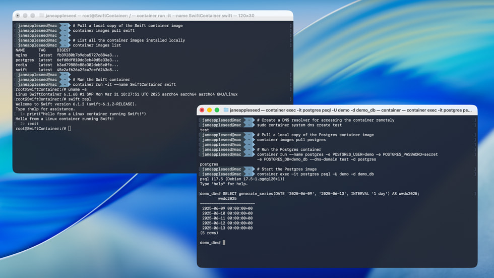 Le framework Containerization est affiché sur un MacBook?Pro 16?pouces.