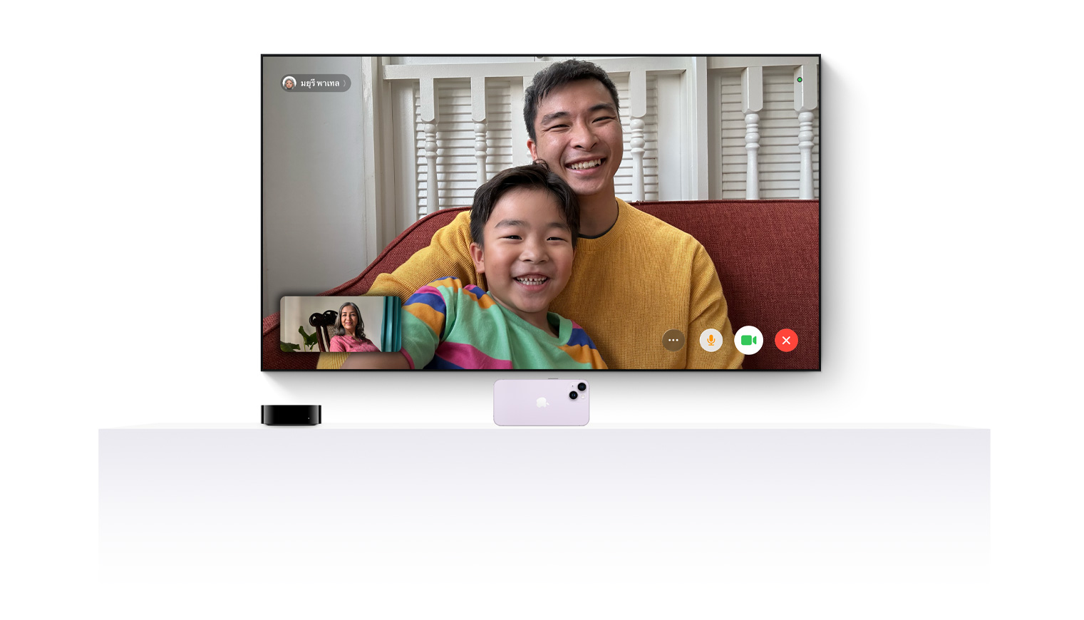 Apple TV 4K ??? iPhone ??????????????????? FaceTime ?????????????????????