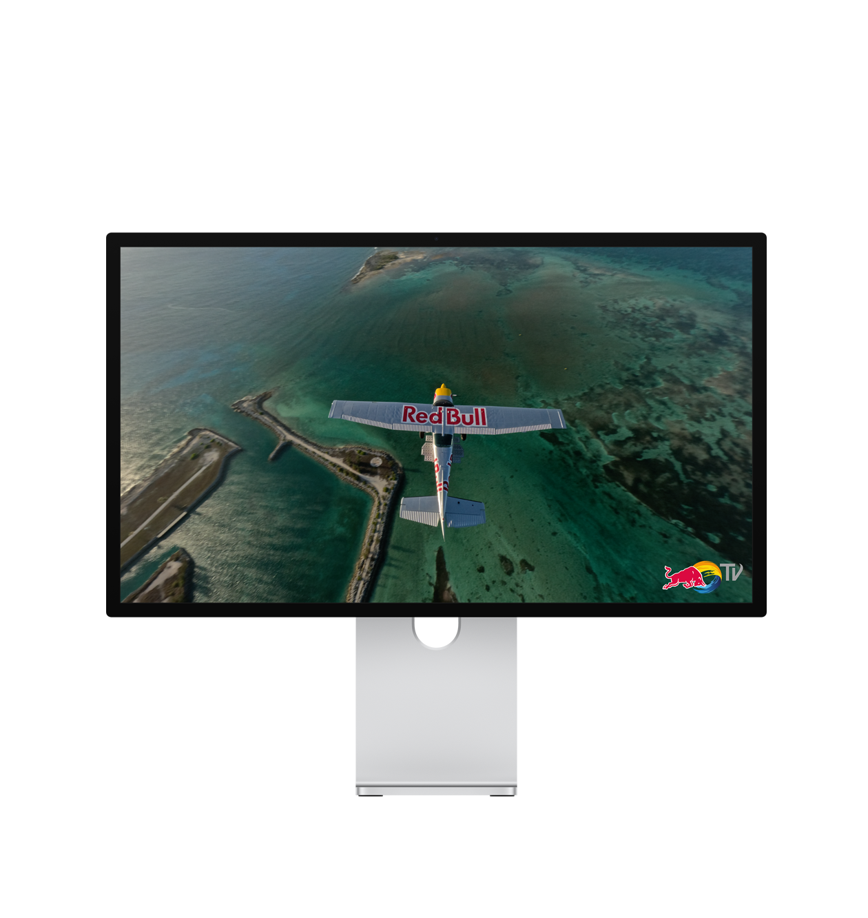 Studio Display XDR’?n etraf?nda ses dalgas? illüstrasyonlar?