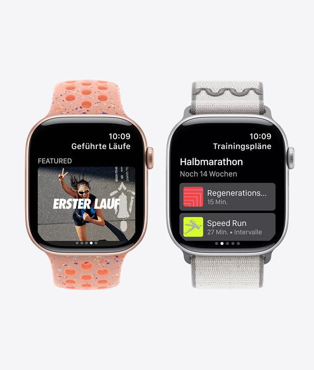 Apple Watch Series 11 Ger?te, Nike Run Club App, Features geführte L?ufe und Trainingspl?ne