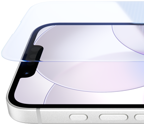 ?iPhone 17e“, priekin? dalis su ?Ceramic Shield 2“, ?onin? dalis, baltos spalvos, mygtukai: veiksmo, garsumo