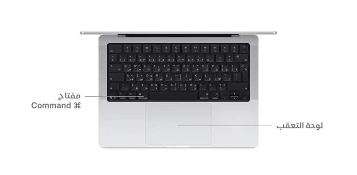???? ????? ????? MacBook Pro ???? 14 ??? ?? ???? ???? ??? ???? ?? ????? Command ????? ??????.