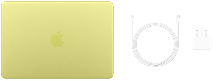 13 吋 MacBook Neo、USB-C 充電線和 20W USB-C 電源轉(zhuǎn)換器