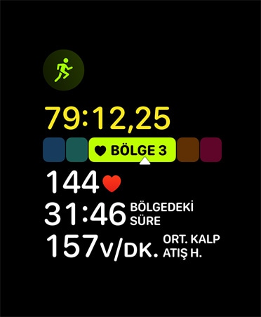 Antrenman uygulamas?, Kalp At?? H?z? B?lgeleri ?l?ümleri, 3. B?lgedeki kalp at?? h?z?