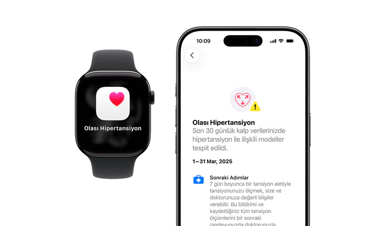 Apple Watch Series 11’de olas? hipertansiyon bildirimi, iPhone’da geni?letilmi? bildirim