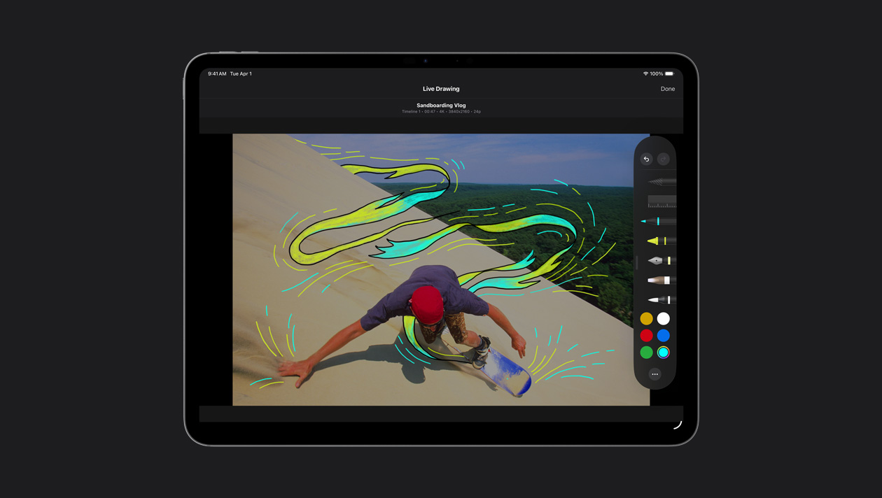 ???? iPad&nbsp;Pro ???? 13&nbsp;???? ????? ??? ????? ????? ?? ???? ???? ???????? ?????? ??????? ????? ??? ?????? ????? Live&nbsp;Drawing?