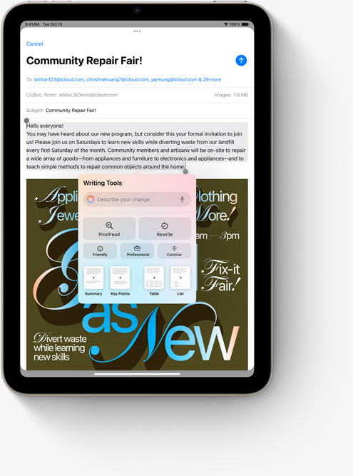 iPad mini ???? ????? ??????? ?? ????? ??????? ??? ???? ????? ??Apple Intelligence.