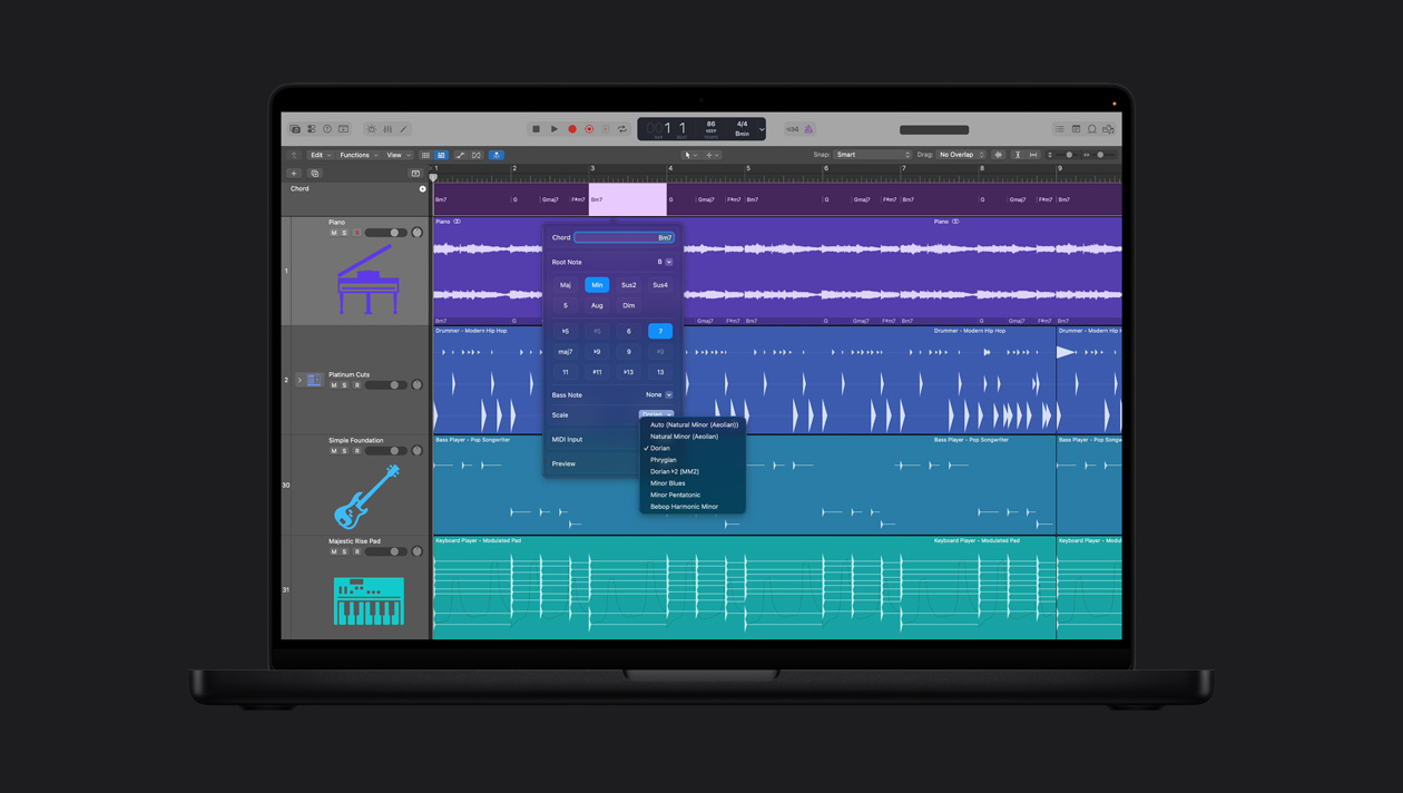 ???? MacBook&nbsp;Pro ???? 16&nbsp;??? ???? Chord&nbsp;Track ?Piano? ?Platinum&nbsp;Cuts? ?Simple&nbsp;Foundation? ?Majestic&nbsp;Rise&nbsp;Pad? ??????? ?? ????? Chord?