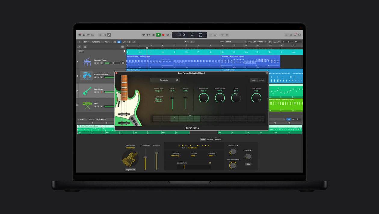 ???? MacBook&nbsp;Pro ???? 16&nbsp;??? ???? Session&nbsp;Players? ?Studio&nbsp;Bass&nbsp;player sixties&nbsp;half&nbsp;muted ????????