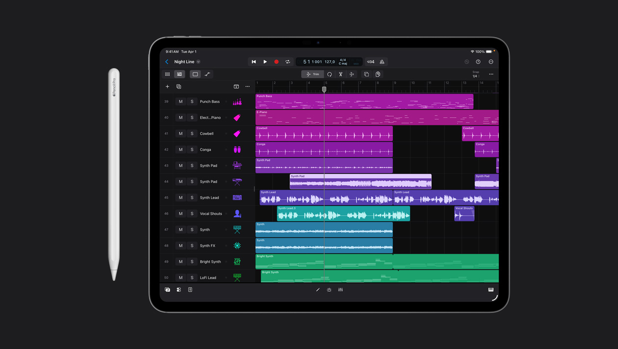 ???? iPad&nbsp;Pro ???? 13&nbsp;??? ???? ????? ??? ?? Logic&nbsp;Pro? ?? ????? ????? ??????? ?????? ?? ?????? ?????? ?????? ????? ???? ??????? ?????? ?????? ??? ??????? ??? Apple ?? ????? ?????? ?? ??????