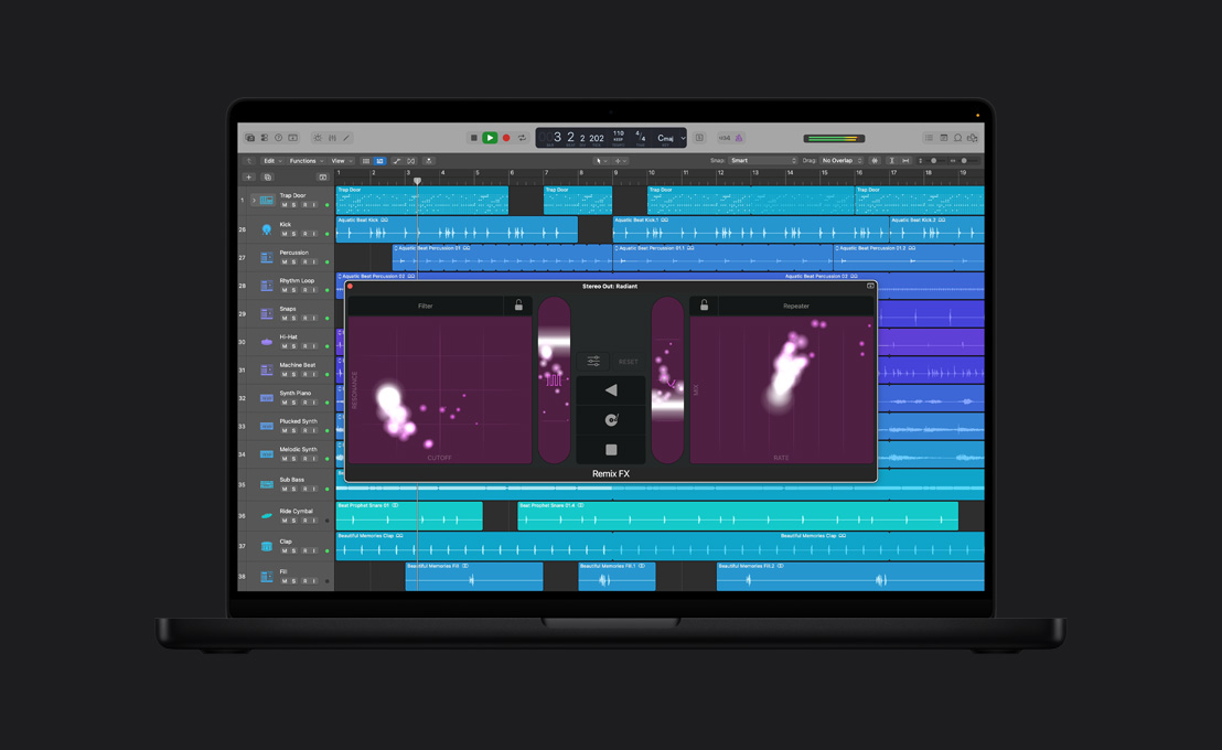 ???? MacBook&nbsp;Pro ???? 16&nbsp;??? ???? ???? Remix&nbsp;FX? ????? Stereo&nbsp;Out:&nbsp;Radiant? ?Filter ?? ????? ??????? Repeater ?? ????? ??????? ??? ??? ?????? ???????