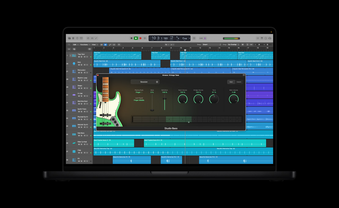 ???? MacBook&nbsp;Pro ???? 16&nbsp;??? ???? Studio&nbsp;Bass? ????? Groove:&nbsp;Vintage&nbsp;Tone ?? ????? ??????? ?????? ?????? ?? ????? ??????? ????? ?????? ???????