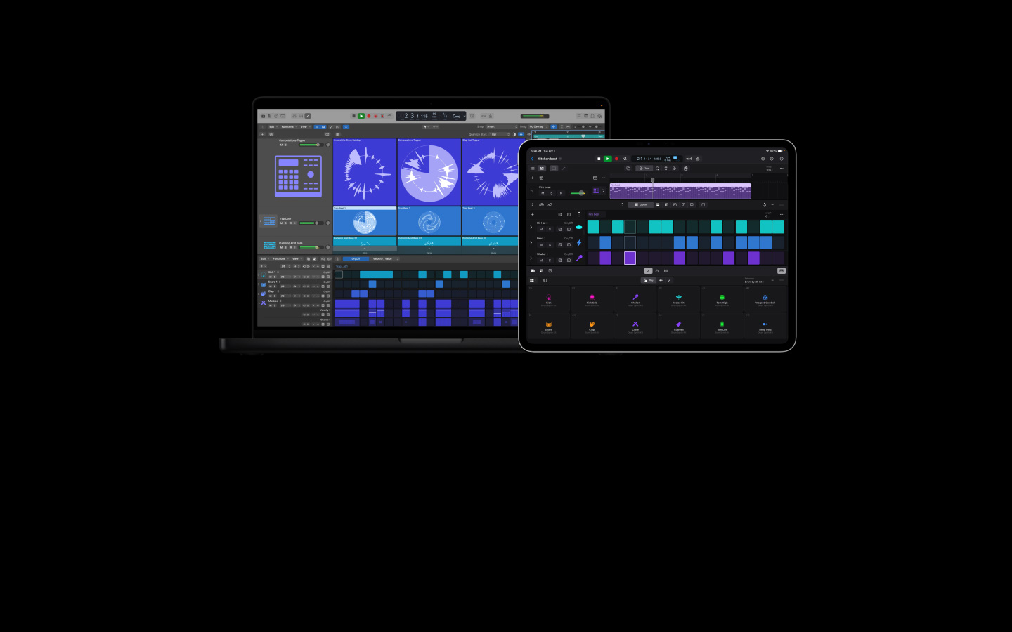 ???? MacBook&nbsp;Pro ???? 16 ??? ???? ????? ????? 
Logic&nbsp;Pro? ?????? ????? ???? ?????? ?? ??? ????? ???????? ???? iPad&nbsp;Pro ???? 13 ??? ???? ????? ???? ?? ?????? ?????? ?????? ????????