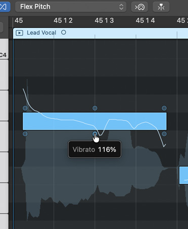 ???? ???? Flex&nbsp;Pitch ?????? ?? ???? ????? ????? Vibrato? ??? Lead&nbsp;Vocal ????????