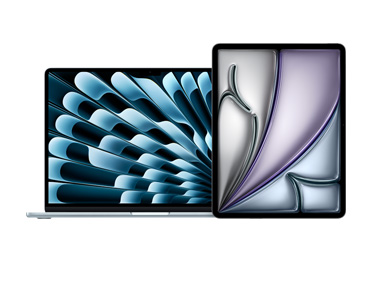 MacBook Air et iPad placés c?te à c?te